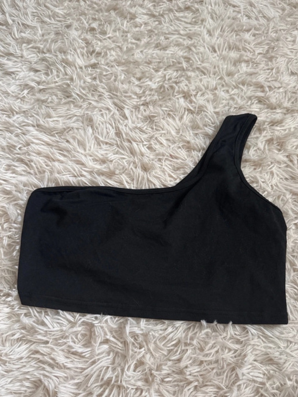SHEIN One-Shoulder Crop Top